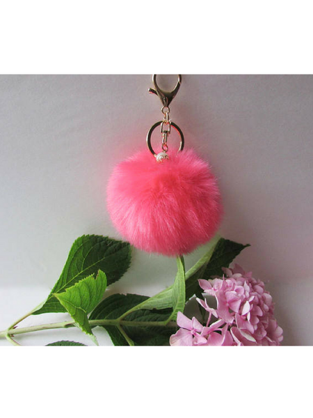 Pom Pom Pink Key Chain – PRISHIE
